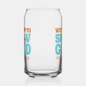 We gaan naar Snow Good Bachelorette Blikvorm Glas (Links)