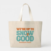 We gaan naar Snow Good Bachelorette Canvas tas (Achterkant)
