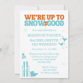 We gaan naar Snow Good Bachelorette Kaart
