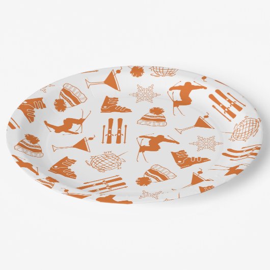 We gaan naar Snow Good Bachelorette Papieren Bordje (Gekanteld)