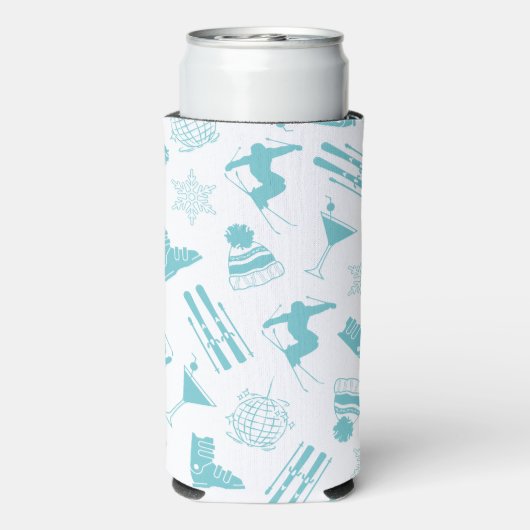 We gaan naar Snow Good Bachelorette Seltzer Blikjeskoeler (Seltzer Achterkant)