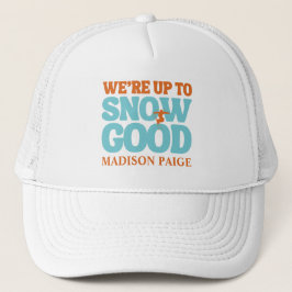 We gaan naar Snow Good Bachelorette Trucker Pet