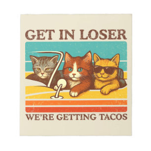 We gaan naar Tacos. Notitieblok