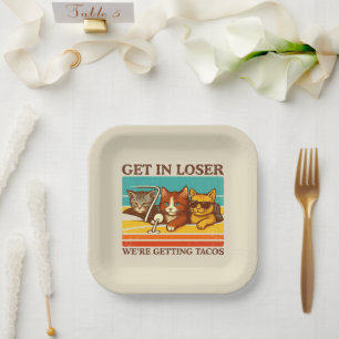 We gaan naar Tacos. Papieren Bordje