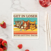 We gaan naar Tacos. Servet (Insitu)