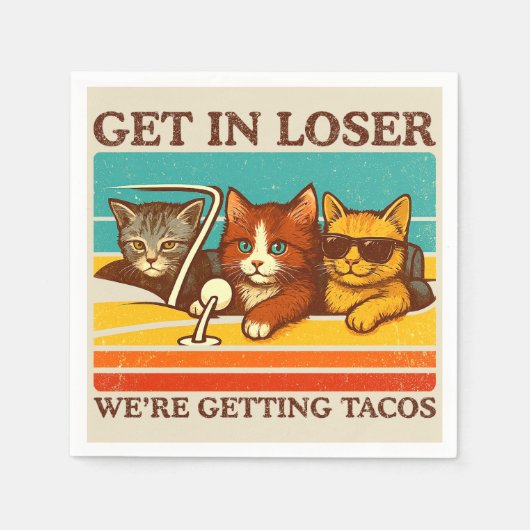 We gaan naar Tacos. Servet (Voorkant)
