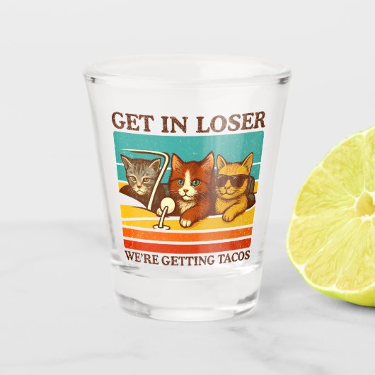 We gaan naar Tacos. Shot Glas (Voorkant)