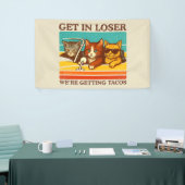 We gaan naar Tacos. Spandoek (Beurs)