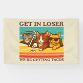 We gaan naar Tacos. Spandoek (Horizontaal)