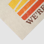 We gaan naar Tacos. Tissuepapier (Detail)