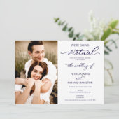 We gaan naar Virtual Social Wedding Photo Kaart (Staand voorkant)