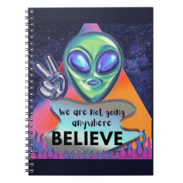 We gaan nergens geloven notitieboek