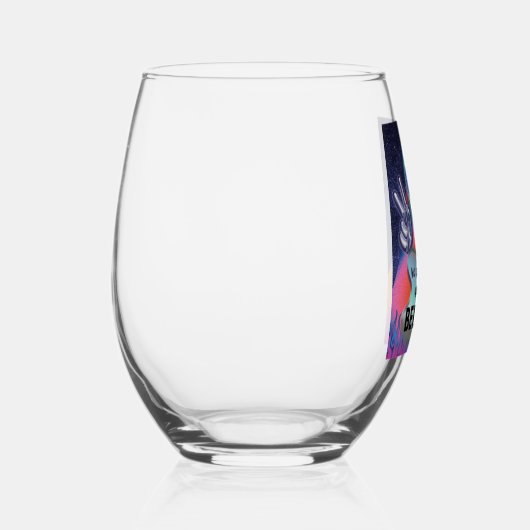 We gaan nergens geloven wijnglas zonder voet (Links)