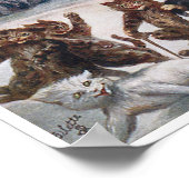 WE GAAN NIET NAAR HUIS TILL MORNING, Louis Wain Poster (Hoek)