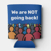 We gaan niet terug blikjeskoeler (Achterkant)