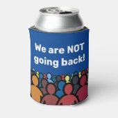 We gaan niet terug blikjeskoeler (Blikje Achterkant)