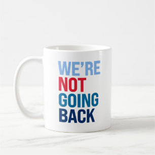 We gaan niet terug koffiemok