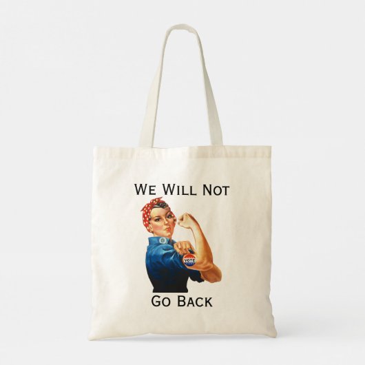 We gaan niet terug naar de Canvas tas (Achterkant)