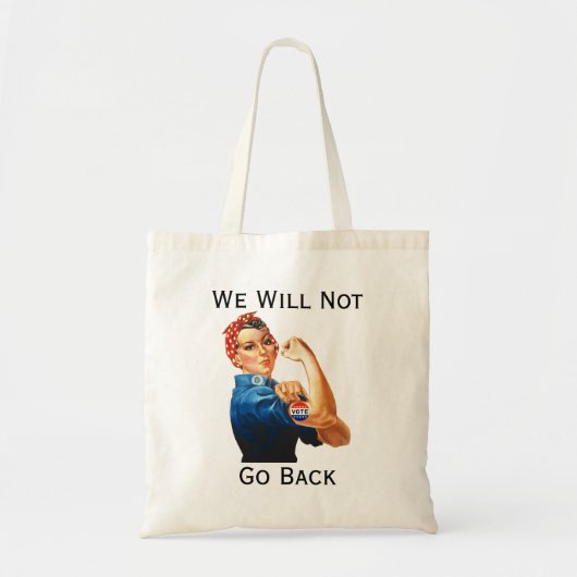 We gaan niet terug naar de Canvas tas (Voorkant)
