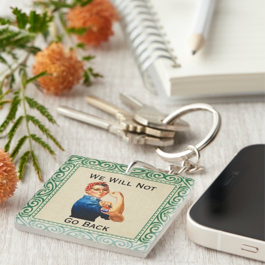 We gaan niet terug naar de Sleutelhanger (Voorkant Rechts)