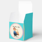 We gaan niet terug naar de voordeur bedankdoosjes (Geopend)