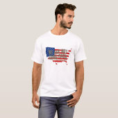 We gaan niet terug naar de VS T-shirt (Voorkant volledig)