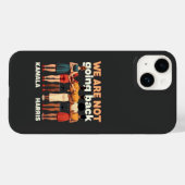 We gaan niet terug naar empowerment van vrouwen Case-Mate iPhone case (Achterkant (horizontaal))