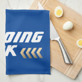 We gaan niet terug naar Harris verkiezing Theedoek (Quarter Fold)