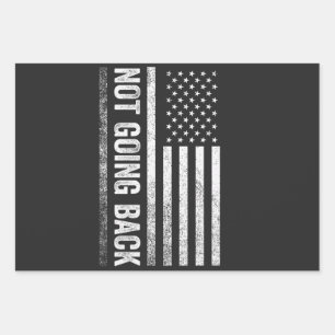 We gaan niet terug naar Harris Walz verkiezing Inpakpapier Vel