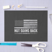 We gaan niet terug naar Harris Walz verkiezing Tissuepapier (Craft)