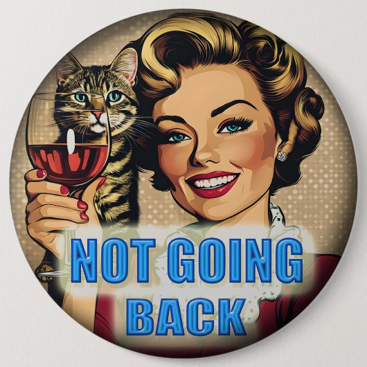 We gaan niet terug naar Kamala Button (Voorkant)