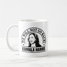 We gaan niet terug naar Kamala Harris Mok