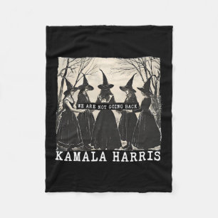 We gaan niet terug naar Kamala Harris Tim Wheimer Fleece Deken