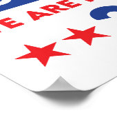 We gaan niet terug naar Kamala Harris voor Preside Poster (Hoek)