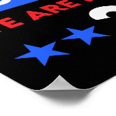 We gaan niet terug naar Kamala Harris voor Preside Poster (Hoek)