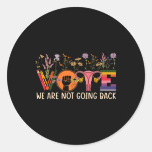 We gaan niet terug naar ROE Project 2025 Gay Right Ronde Sticker