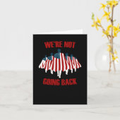 We gaan niet terug naar Trailblazers Sticker Kaart (Gele Bloem)