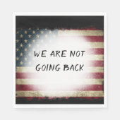 WE GAAN NIET TERUG SERVET (Voorkant)