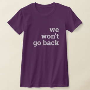 We gaan niet terug t-shirt