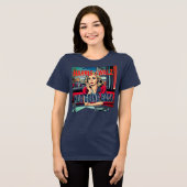 We gaan niet terug Tri-Blend shirt (Voorkant volledig)