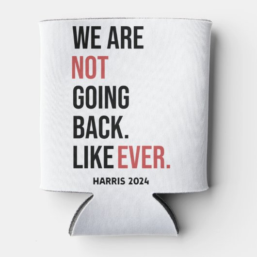 We gaan nooit meer terug, stem op Harris Blikjeskoeler (Voorkant)