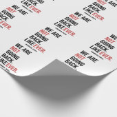 We gaan nooit meer terug, stem op Harris Cadeaupapier (Hoek)