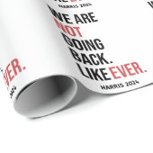 We gaan nooit meer terug, stem op Harris Cadeaupapier (Rol Hoek)