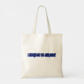 WE GAAN NOOIT MEER TERUG TOTE BAG (Achterkant)