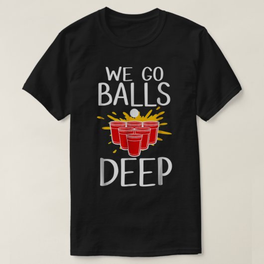 We gaan op de Pong Cup Diefje houden T-shirt (Design voorkant)
