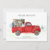 We gaan 'Red Truck Moving Announcement' (Voorkant)