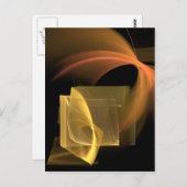 We gaan samen Abstracte moderne kunst Briefkaart (Voorkant / Achterkant)