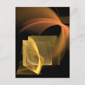 We gaan samen Abstracte moderne kunst Briefkaart (Voorkant)