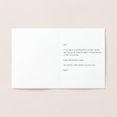 We gaan samen als de heer & de heer Gay Valentijn  Folie Kaarten (Binnen)