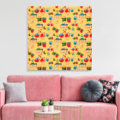 We gaan samen als ... doedelkunst canvas afdruk (Insitu (Woonkamer))